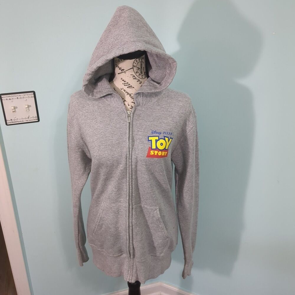 Disney Toy Story Gray Zip-Up Hoodie